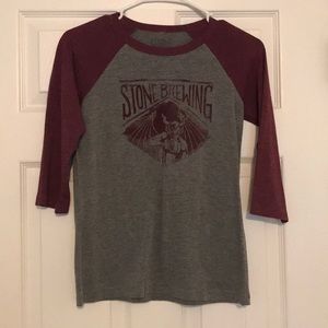 Stone Brewing Fitted Women’s Baseball Tee